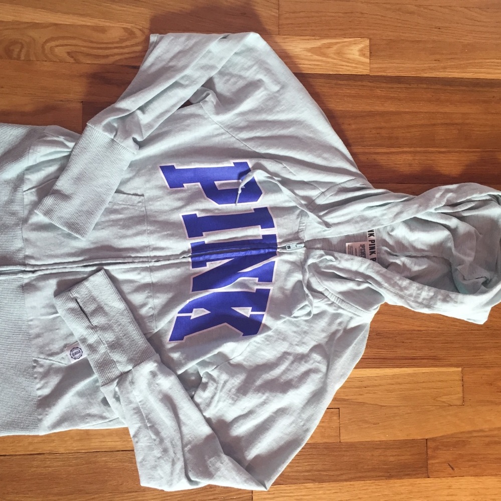 Mint VS PINK zip up hoodie